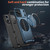 iPhone 18 Pro kalebol Metal 360 Degree Rotation Holder MagSafe Phone Case - Navy Blue