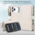 iPhone 18 Pro KLT-033 Detachable 2 in 1 Zipper Wallet Magnetic Phone Case with Lanyard - Apricot