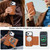 iPhone 18 Pro KLT-033 Detachable 2 in 1 Zipper Wallet Magnetic Phone Case with Lanyard - Brown