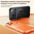 iPhone 18 Pro Leather Texture 360 Degrees Rotating Magnetic Holder Phone Case - Black