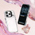 iPhone 18 Pro Lens Frame Holder Acrylic TPU Phone Case - Clear Black