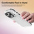 iPhone 18 Pro Lens Frame Holder Acrylic TPU Phone Case - Clear Black