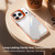 iPhone 18 Pro Lens Frame Holder Acrylic TPU Phone Case - Clear Orange