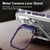 iPhone 18 Pro Lens Frame Holder Acrylic TPU Phone Case - Clear Purple