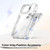 iPhone 18 Pro Lens Frame Holder Acrylic TPU Phone Case - Transparent