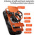 iPhone 18 Pro Lens Sliding Window Multifunctional Magnetic Shockproof Phone Case - Orange