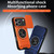 iPhone 18 Pro Lens Sliding Window Multifunctional Magnetic Shockproof Phone Case - Orange