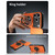 iPhone 18 Pro Lens Sliding Window Multifunctional Magnetic Shockproof Phone Case - Orange
