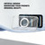 iPhone 18 Pro LeReach TOC Crystal Series Armor Rotation Holder Magnetic Phone Case - Transparent