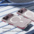 iPhone 18 Pro LeReach TOC Icicle Series Ice Mist Double-Sided Non-Slip Magnetic Phone Case - Orange
