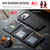 iPhone 18 Pro MAGKING K5 Series RFID Tri-fold Card Bag Detachable Magnetic Phone Case - Black