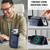 iPhone 18 Pro MAGKING K5 Series RFID Tri-fold Card Bag Detachable Magnetic Phone Case - Blue