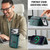 iPhone 18 Pro MAGKING K5 Series RFID Tri-fold Card Bag Detachable Magnetic Phone Case - Green