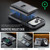 iPhone 18 Pro MAGKING K5 Series RFID Tri-fold Card Bag Detachable Magnetic Phone Case - Grey