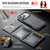 iPhone 18 Pro MAGKING K5 Series RFID Tri-fold Card Bag Detachable Magnetic Phone Case - Grey