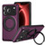 iPhone 18 Pro Magnetic 360 Degree Ring Holder Phone Case - Cherry Red