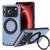 iPhone 18 Pro Magnetic 360 Degree Ring Holder Phone Case - Ice Blue