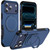 iPhone 18 Pro Magnetic 360 Rotating Holder Phone Case - Blue
