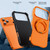 iPhone 18 Pro Magnetic 360 Rotating Holder Phone Case - Orange