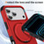 iPhone 18 Pro Magnetic 360 Rotating Holder Phone Case - Red