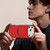 iPhone 18 Pro Magnetic 360 Rotating Holder Phone Case - Red