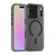 iPhone 18 Pro MagSafe Frosted Translucent TPU + PC Full Coverage Phone Case - Black