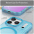 iPhone 18 Pro MagSafe Frosted Translucent TPU + PC Full Coverage Phone Case - Blue