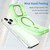 iPhone 18 Pro MagSafe Frosted Translucent TPU + PC Full Coverage Phone Case - Green