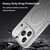 iPhone 18 Pro MagSafe Frosted Translucent TPU + PC Full Coverage Phone Case - White