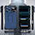 iPhone 18 Pro Mecha Magnetic Sliding Camshield Phone Case - Blue