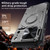iPhone 18 Pro Mecha Magnetic Sliding Camshield Phone Case - Grey