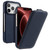 iPhone 18 Pro melkco Litchi Texture Vertical Flip Magnetic Genuine Leather Phone Case - Dark Blue
