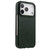 iPhone 18 Pro melkco Litchi Texture Vertical Flip Magnetic Genuine Leather Phone Case - Dark Green