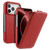 iPhone 18 Pro melkco Litchi Texture Vertical Flip Magnetic Genuine Leather Phone Case - Red