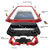 iPhone 18 Pro Metal Armor Construction IP65 Waterproof Magnetic Phone Case - Red
