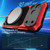 iPhone 18 Pro Metal Armor Construction IP65 Waterproof Magnetic Phone Case - Red