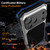 iPhone 18 Pro Metal Armor Construction IP65 Waterproof Magnetic Phone Case - Silver