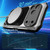 iPhone 18 Pro Metal Armor Construction IP65 Waterproof Magnetic Phone Case - Silver