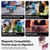 iPhone 18 Pro MOMAX SOMA Hoop Series Magnetic 360 Rotating Invisible Stand Phone Case - Black