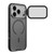 iPhone 18 Pro NILLKIN CamShield Prop Transparent Mirror Cover MagSafe Magnetic Translucent PC Phone Case - Black