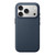 iPhone 18 Pro Official Tech Fabric Texture Side-Adhesive TPU Magnetic Phone Case with Camera Button - Blue