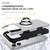 iPhone 18 Pro PC + TPU Magnetic Phone Case with Invisible Ring Holder - Silver
