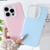 iPhone 18 Pro PC Hybrid Liquid Silicone Jelly Phone Case - Light Blue