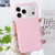iPhone 18 Pro PC Hybrid Liquid Silicone Jelly Phone Case - Pink