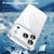 iPhone 18 Pro PC Hybrid TPU Airbag Shockproof MagSafe Phone Case - Transparent