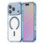 iPhone 18 Pro PC Hybrid TPU Airbag Shockproof MagSafe Phone Case - Transparent Blue