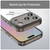 iPhone 18 Pro PC Hybrid TPU Airbag Shockproof Phone Case - Transparent Black