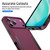 iPhone 18 Pro Pioneer Armor Heavy Duty PC + TPU Phone Case - Cherry Red+Black