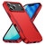 iPhone 18 Pro Pioneer Armor Heavy Duty PC + TPU Phone Case - Red+Rose Red