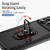 iPhone 18 Pro Pioneer Armor Heavy Duty PC + TPU Phone Case with Holder - Black